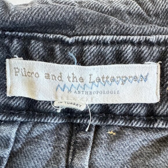 PILCRO AND THE LETTERPRESS Black Denim Miniskirt - Picture 5 of 10